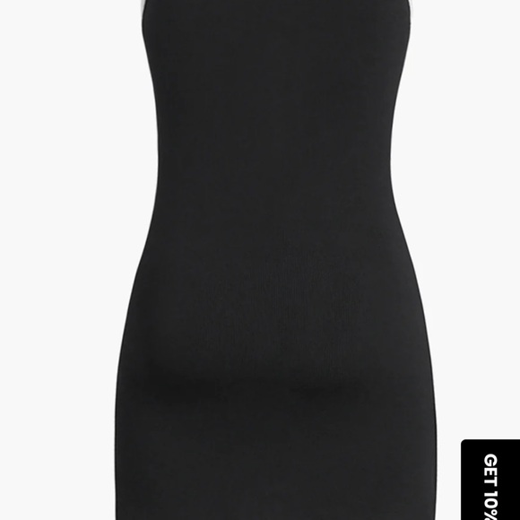 Elegant black & white faux button down dress - Picture 4 of 12